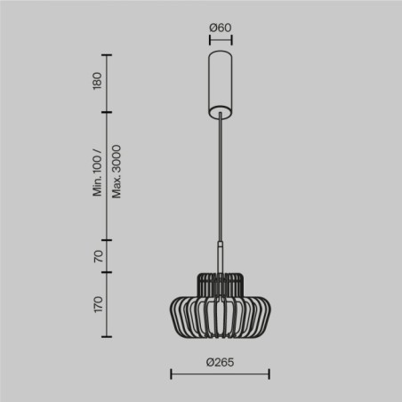 Pendant Lamp LED Namiki II (14W)