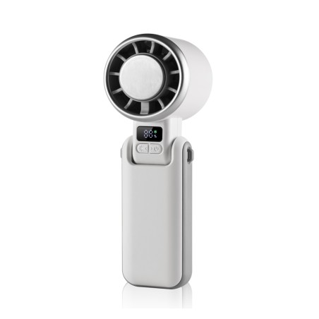 Glasi White Handheld Fan, 5 Speeds