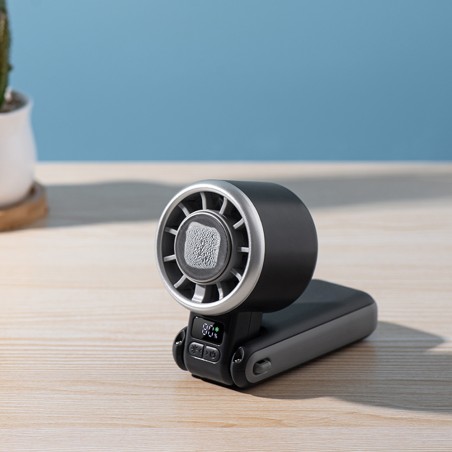 Glasi Black Handheld Fan, 5 Speeds