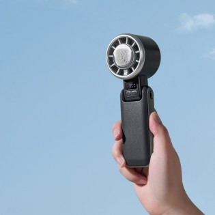 Glasi Black Handheld Fan, 5...