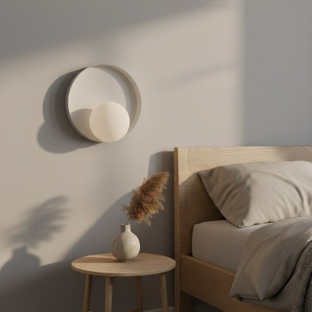 Halvia black wall sconce.