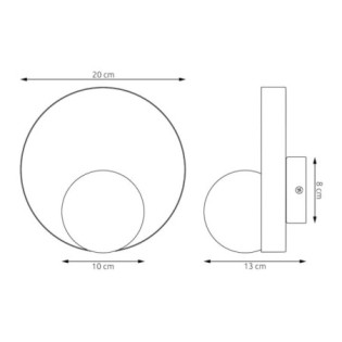 Halvia black wall sconce.