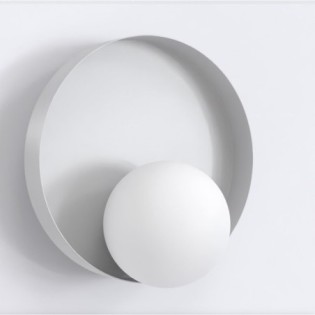 Halvia mocha wall sconce.