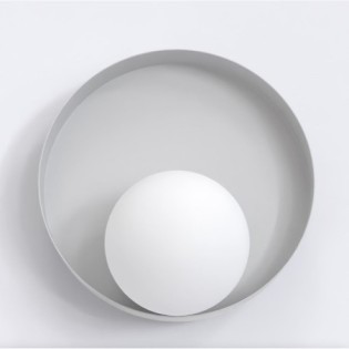 Halvia mocha wall sconce.