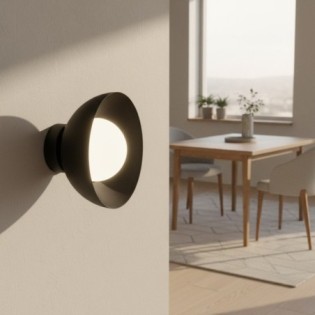 Halvia gray wall sconce.