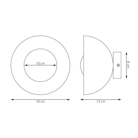 Halvia gray wall sconce.