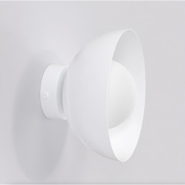 Lumora black wall sconce.