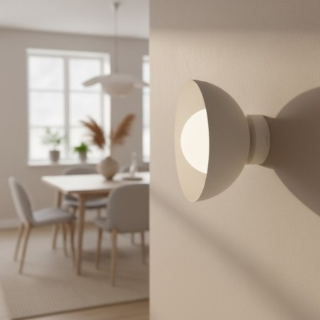 Lumora black wall sconce.