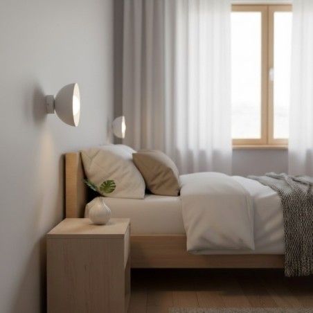 Lumora mocha wall sconce.