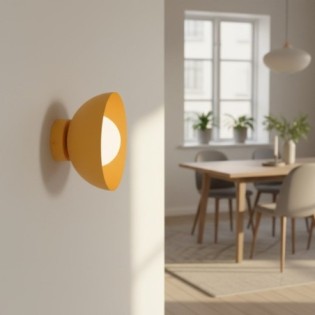 Lumora gray wall sconce.