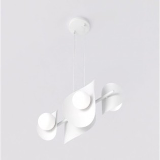 Lithora black pendant lamp (6 lights)