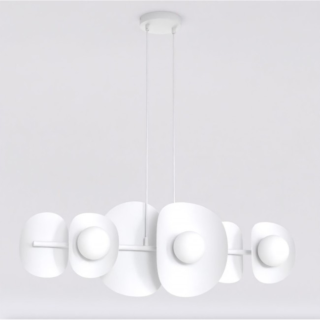 Lithora white pendant lamp (4 lights)