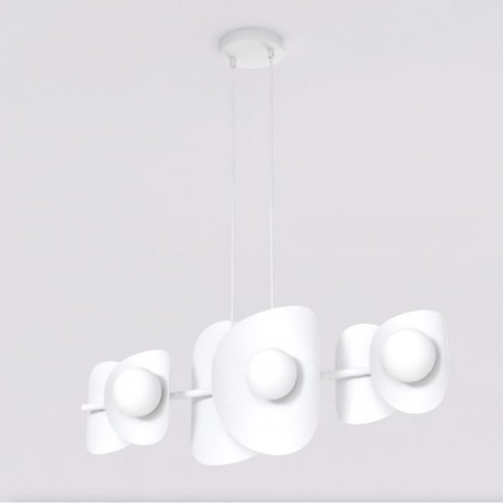 Lithora white pendant lamp (4 lights)