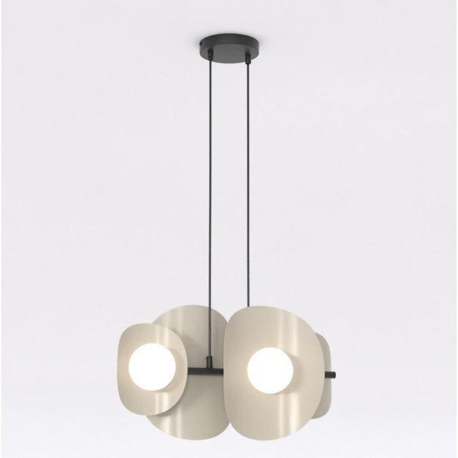 Lithora white pendant lamp (6 lights)