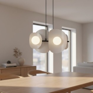 Lithora moka pendant lamp (6 lights)
