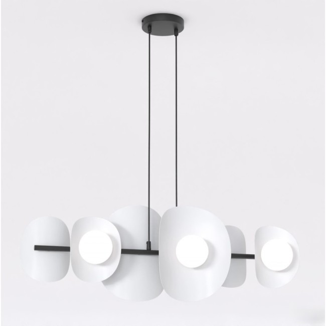 Lithora gray pendant lamp (4 lights)