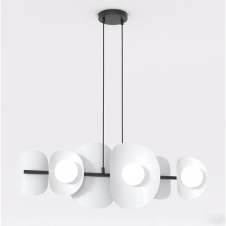 Lithora gray pendant lamp (4 lights)