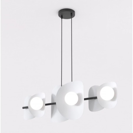 Lithora gray pendant lamp (4 lights)