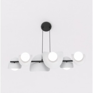 Lithora gray pendant lamp (4 lights)