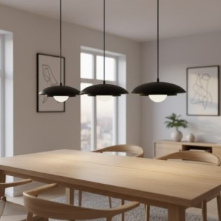 Black Arka pendant lamp