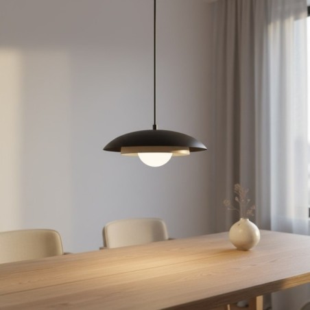 Arka black pendant lamp (3 lights)