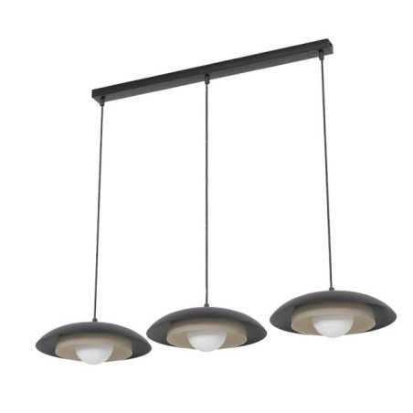 Arka black + mocha hanging lamp