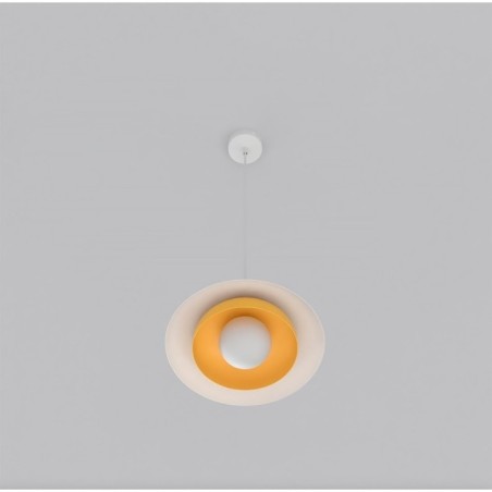 Arka white + moka hanging lamp (3 lights)