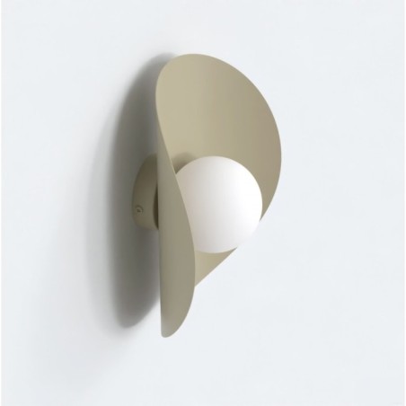 Onivia XL white wall sconce.