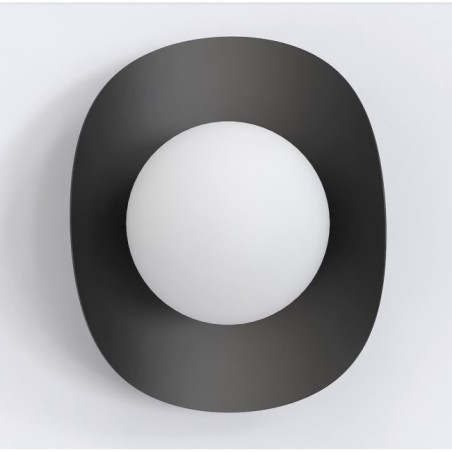 Onivia XL gray wall sconce.