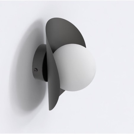 Onivia XL gray wall sconce.