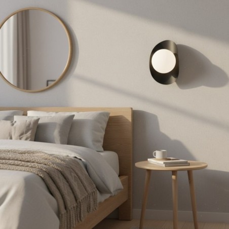 Onivia XL gray wall sconce.