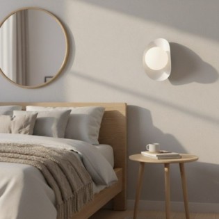 Onivia M black wall lamp