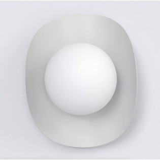 Aplique de pared Onivia M gris