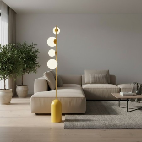 Tandem moka floor lamp (4 lights)