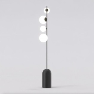 Tandem orange floor lamp (4...