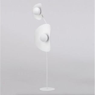 Lysia black floor lamp (2 lights)