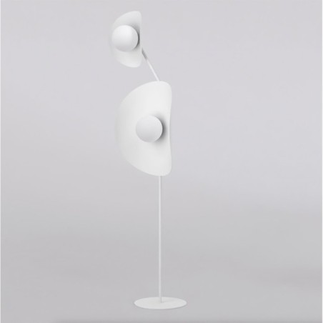 Lysia black floor lamp (2 lights)