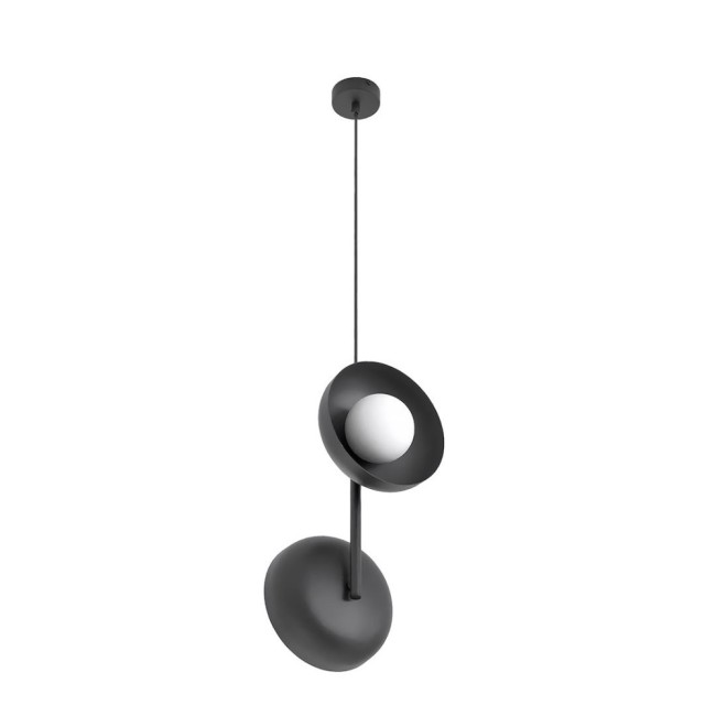 Lámpara colgante Elara negro (2 luces)