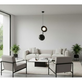 Lysia orange floor lamp (2 lights)