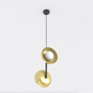 Elara black pendant lamp (2 lights)