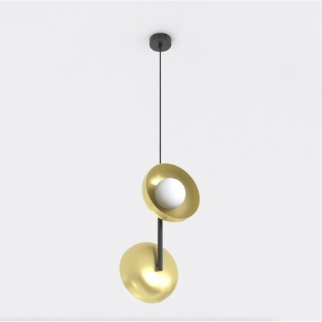 Elara black pendant lamp (2 lights)