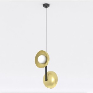 Elara black pendant lamp (2 lights)