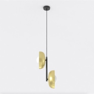 Elara black pendant lamp (2 lights)