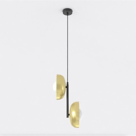 Elara black pendant lamp (2 lights)