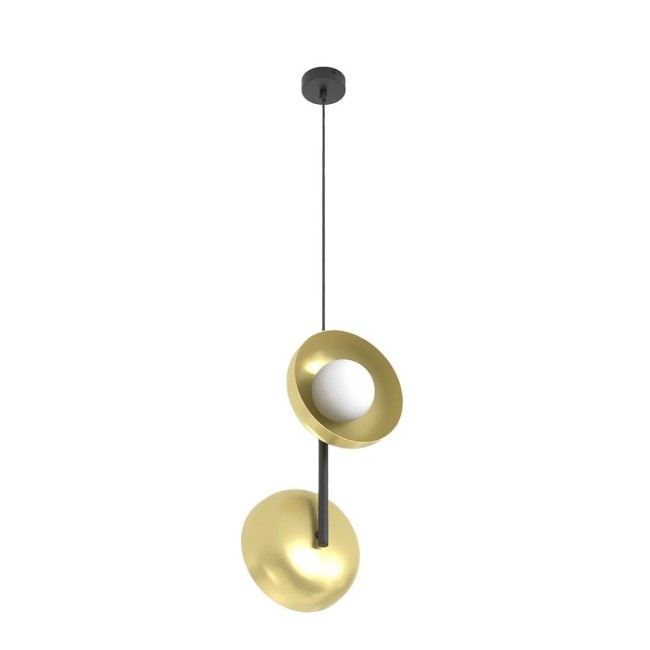 Elara black pendant lamp (2 lights)