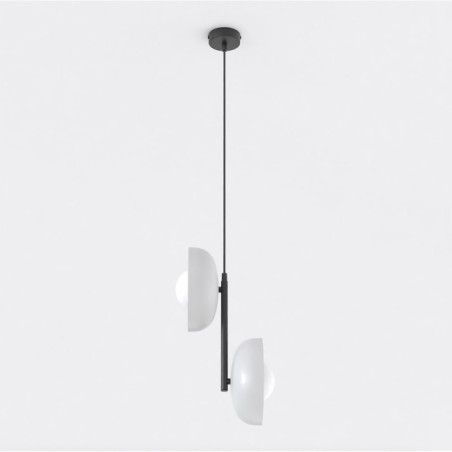 Elara pendant lamp gold+black (2 lights)