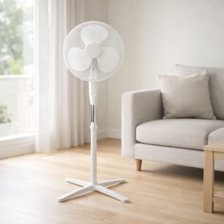 Luno 3-speed pedestal fan (40W)