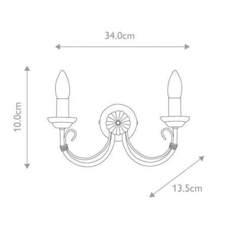 Chartwell Wall Light (2 Lights)