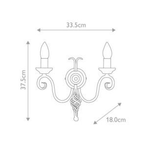 Harlech Wall Light (2 Lights)