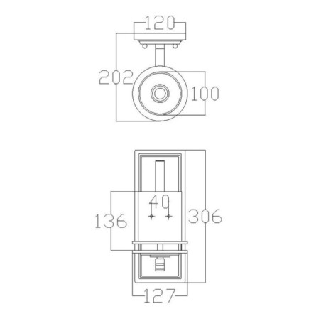 Hendrik wall light for bathrooms